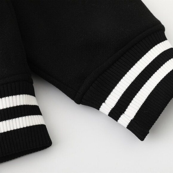 Undefeated Black Baseball Jacket - Picture 7 of 7